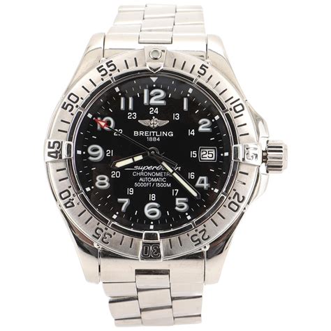 breitling superocean chronometer automatic 5000 ft/1500m|More.